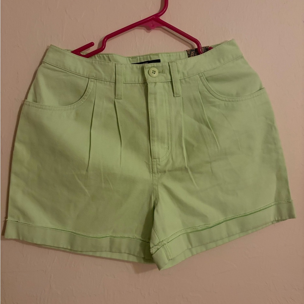 NWT Vans neon green shorts